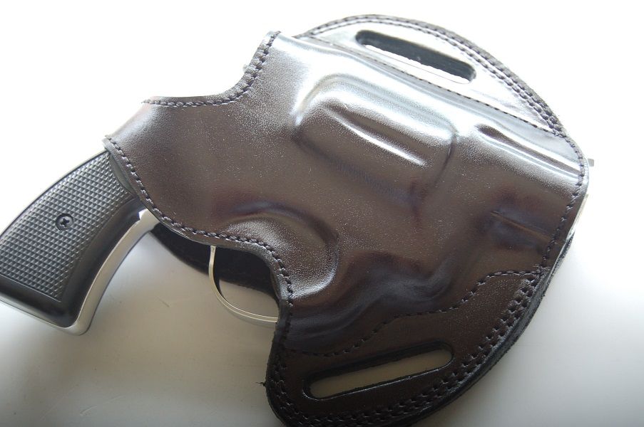 Colt Detective Special 38 Custom Belt Holster Leather Black